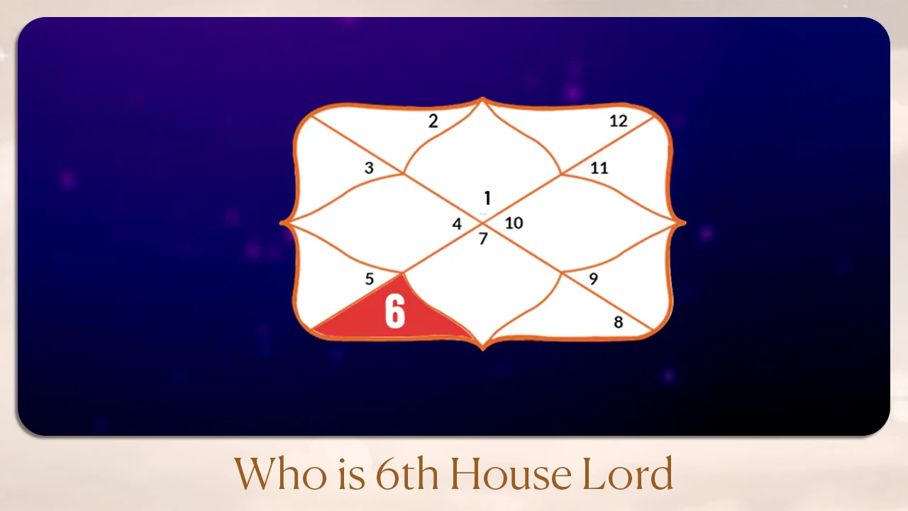 who is 6th house lord